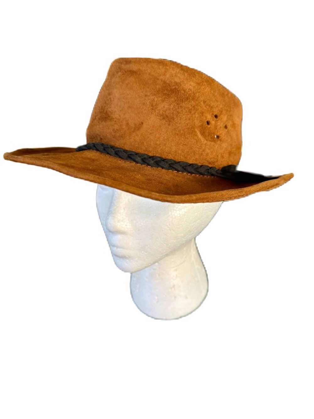 Walkabout Leather Outback Australian Hat EUC SUEDE unisex - Picture 2 of 9